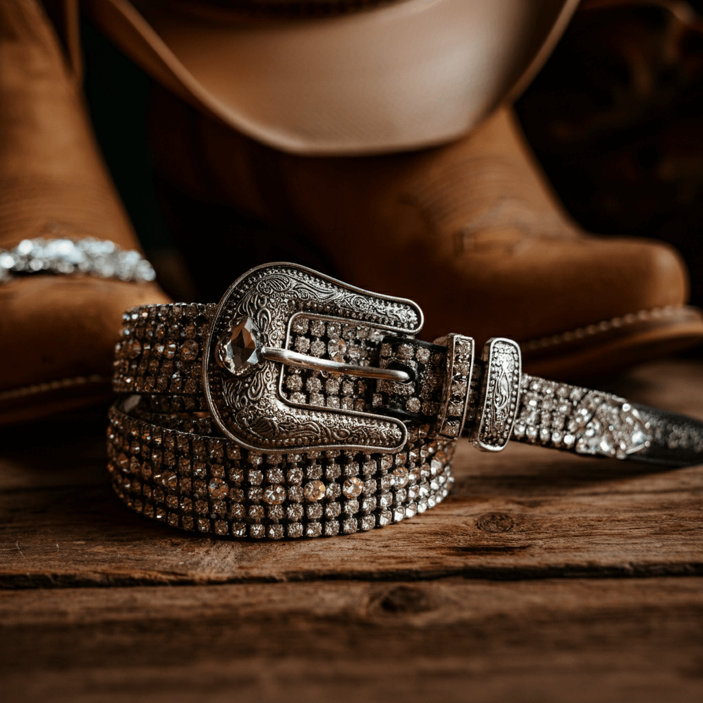 Rhinestone Belts Are Making a Bold Comeback in 2026 Fashion